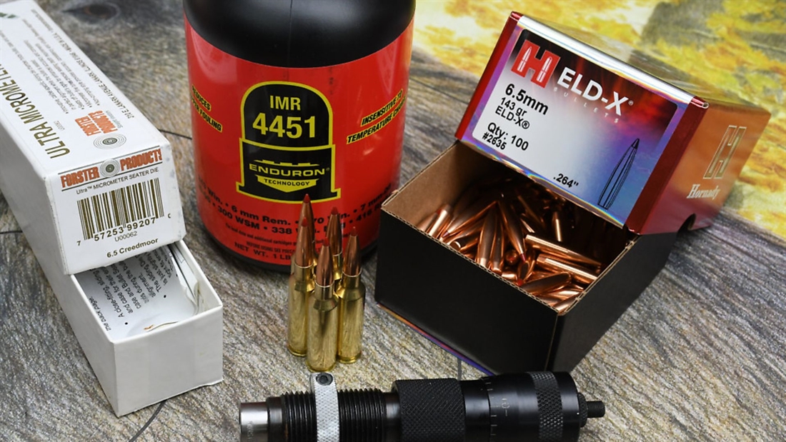 IMR Enduron powder &#038; Hornady ELD-X in 6.5 Creedmoor &#8211; test &#038; review