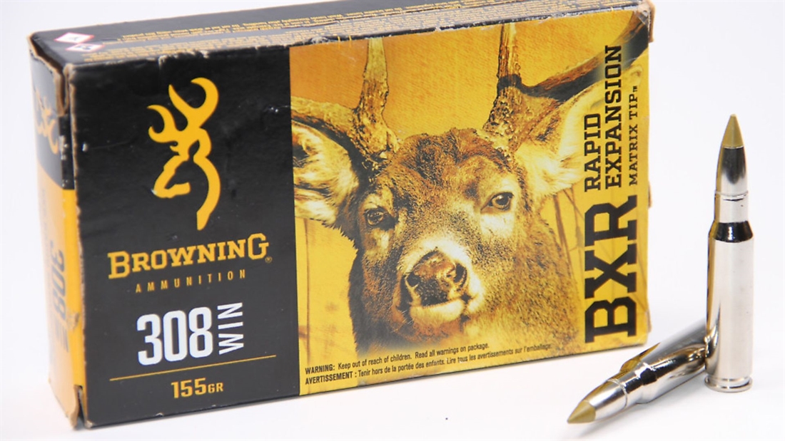 Browning BXR .308 Win &#8211; ammo test