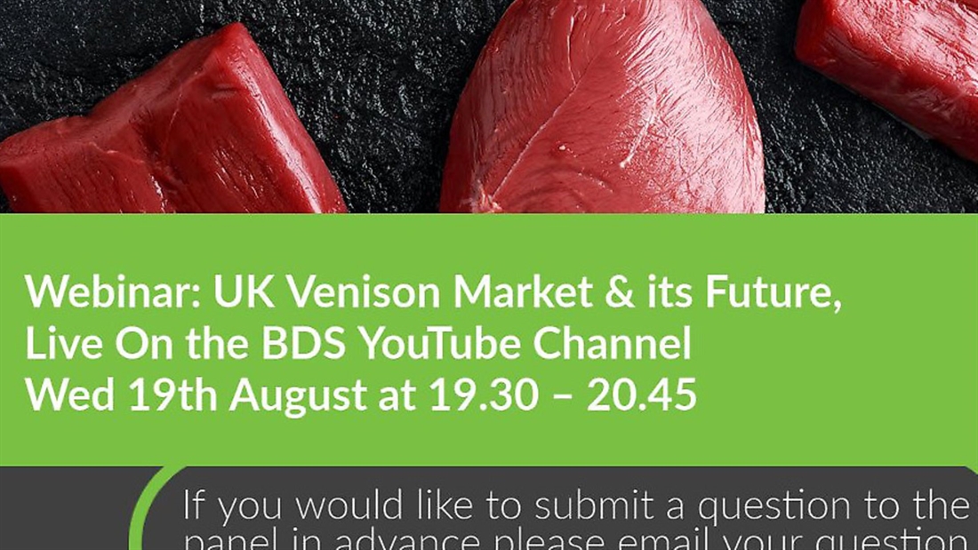 Webinar series aims to find solution to UK’s falling venison prices