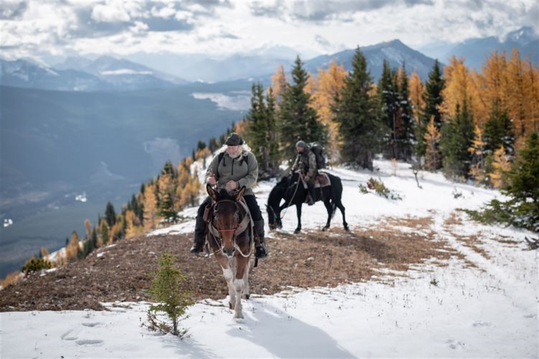 Hunting mountain goat in British Columbia