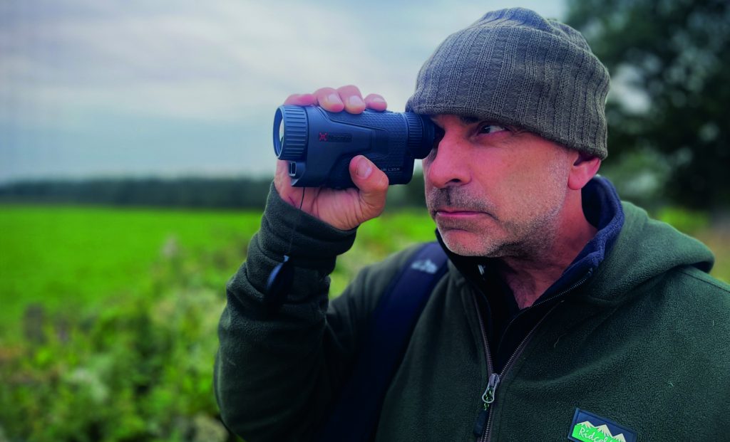 The Nocpix Lumi thermal spotter in use