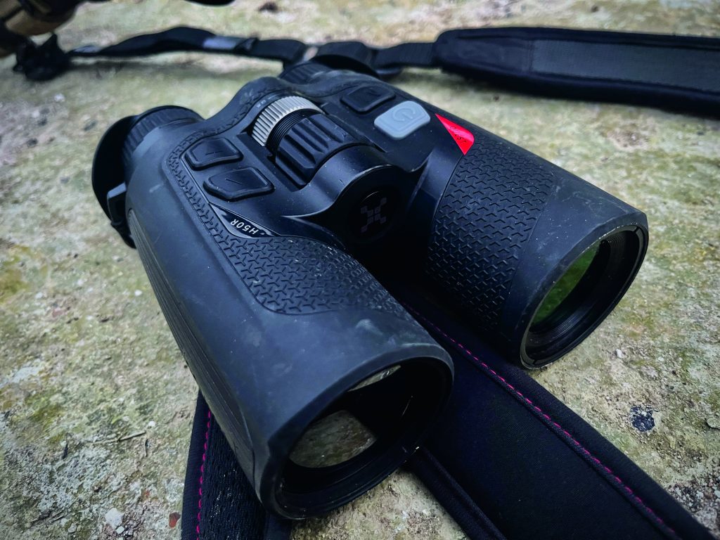 A pair of Nocpicx Quest H50R thermal binoculars